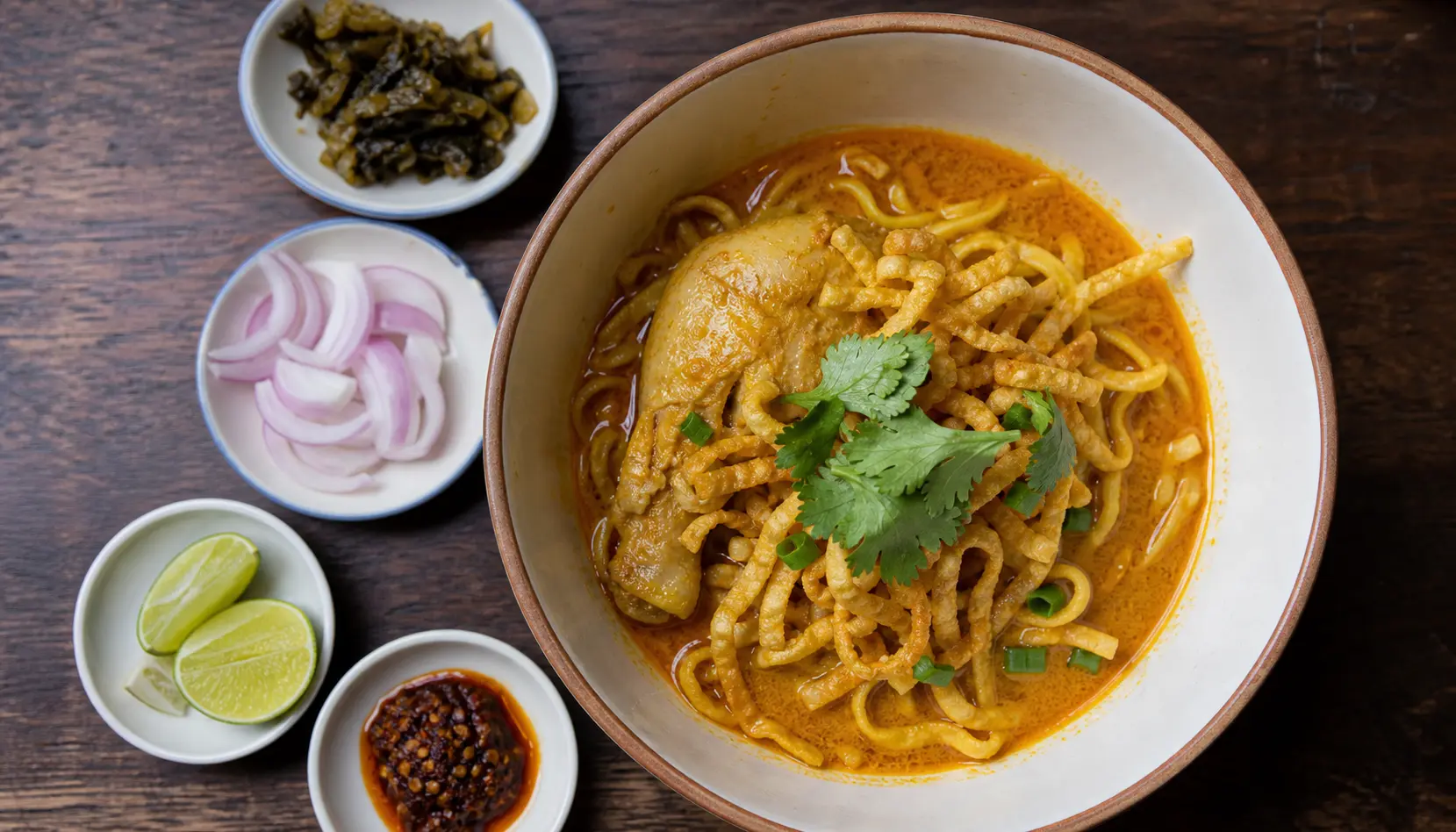 Illustrated guide pin: Asian street food and signature dishes