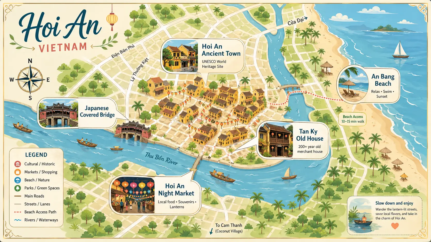 Hoi An tourist map