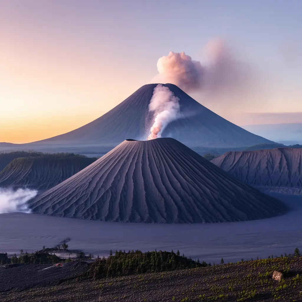 Yogyakarta &mdash; Mount Bromo at dawn