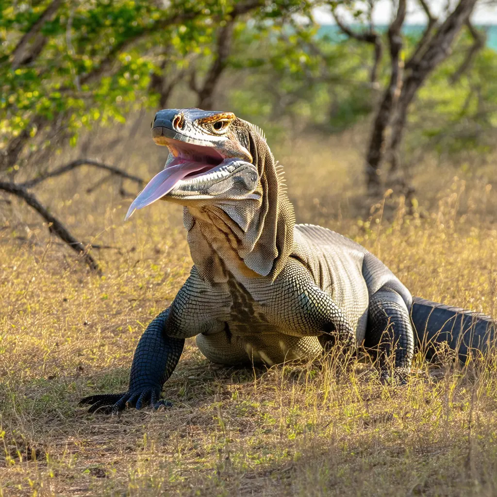 Komodo dragon on Komodo Island