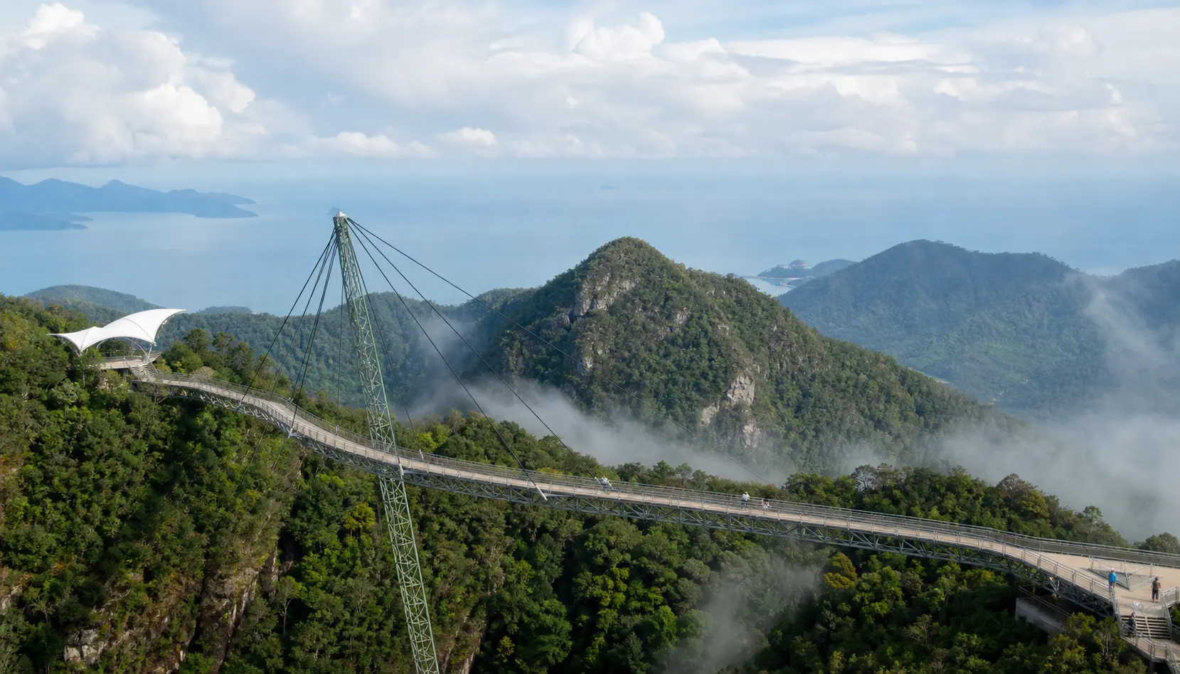 Langkawi — Sky Bridge above the rainforest