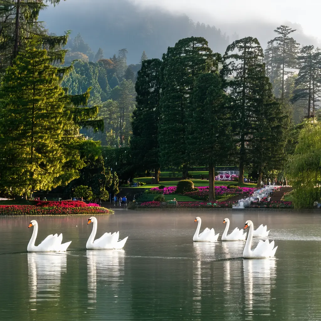Baguio &mdash; Burnham Park at dawn