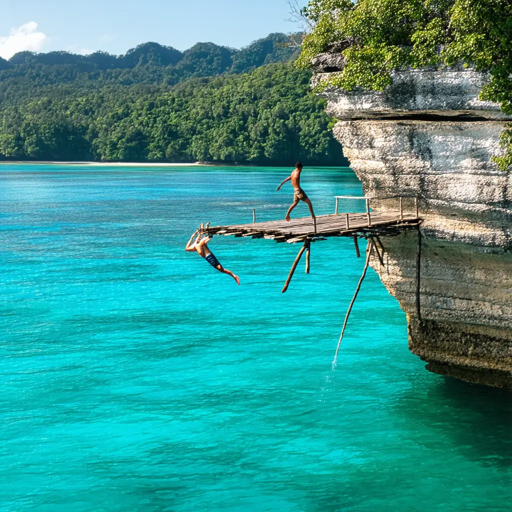 Siquijor &mdash; Salagdoong cliff jump platform