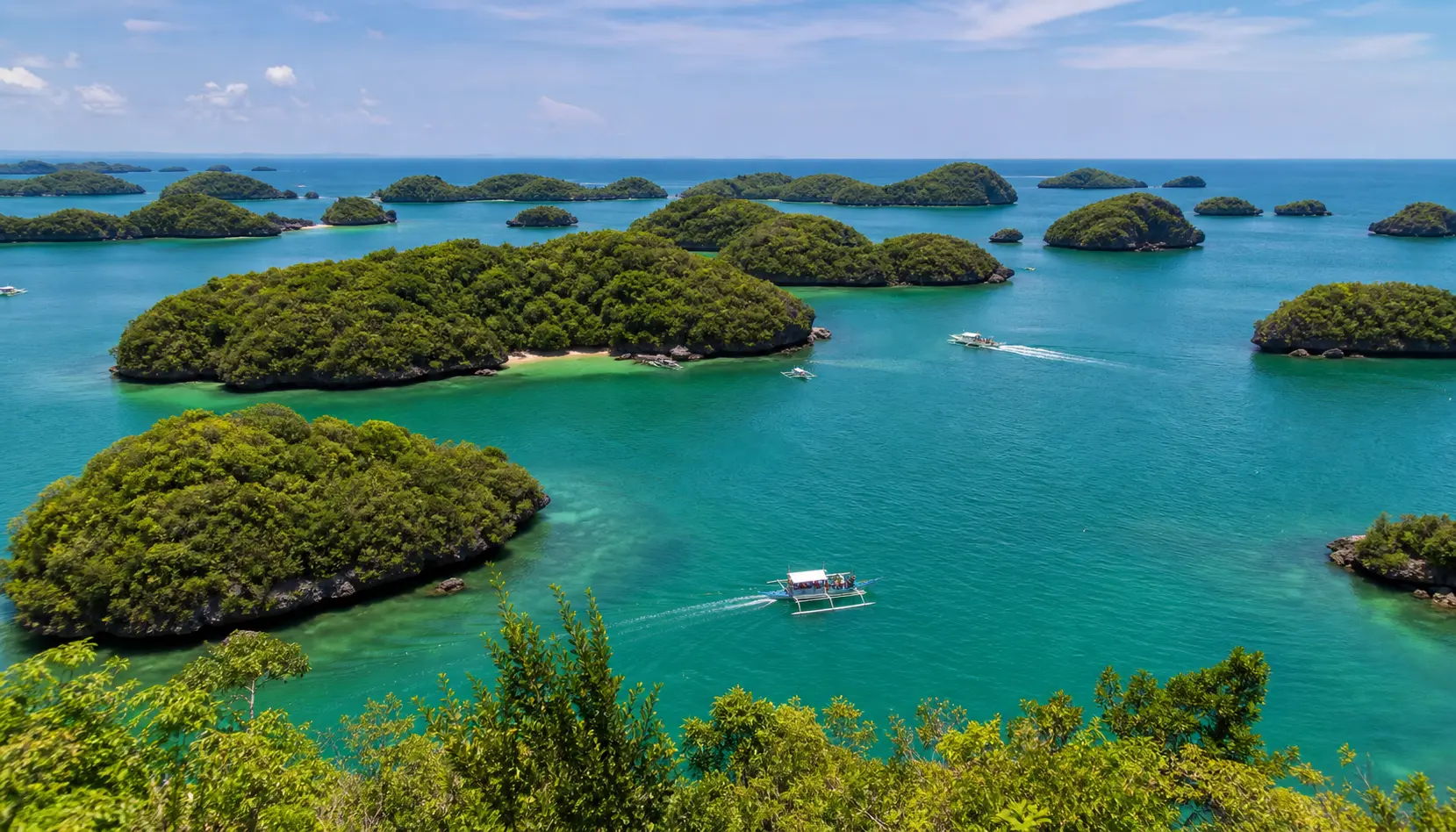 A hundred green islands
