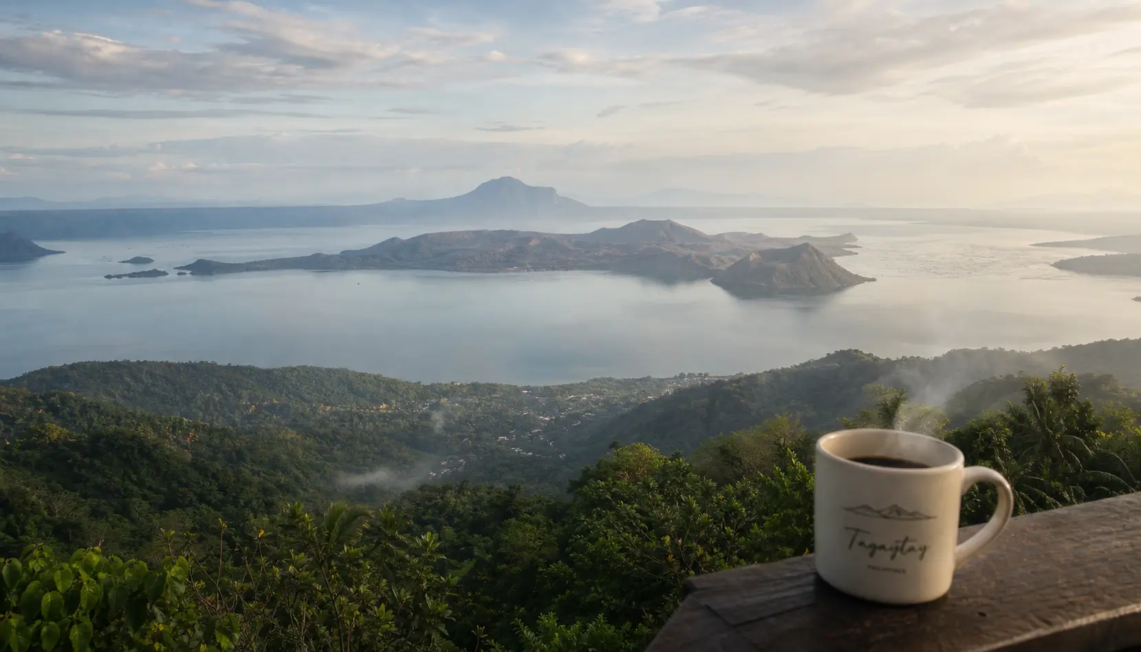 Taal from the ridge
