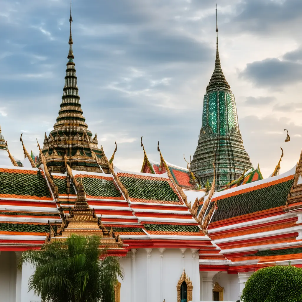 Bangkok &mdash; Grand Palace at golden hour