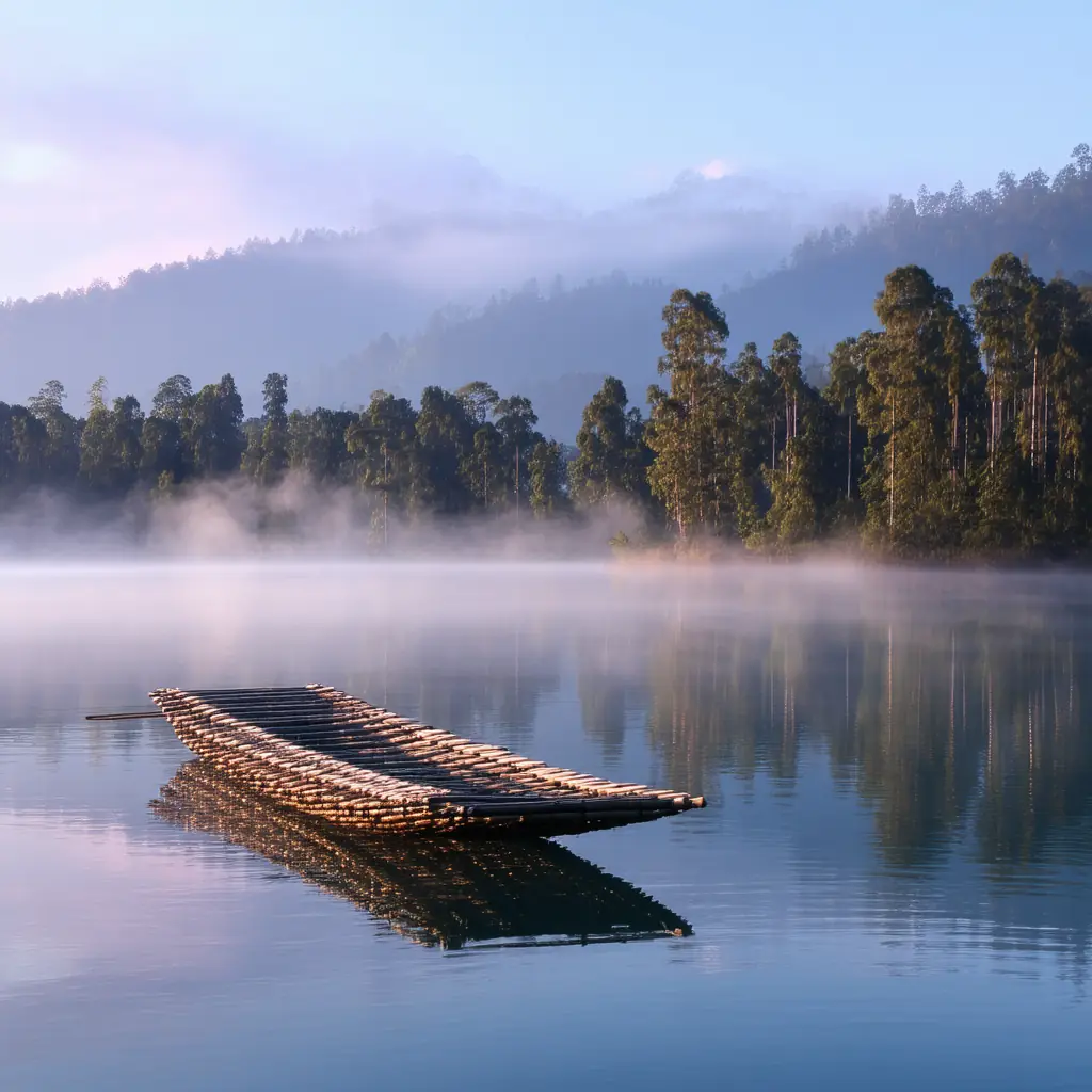 Mae Hong Son &mdash; Pang Oung lake at dawn