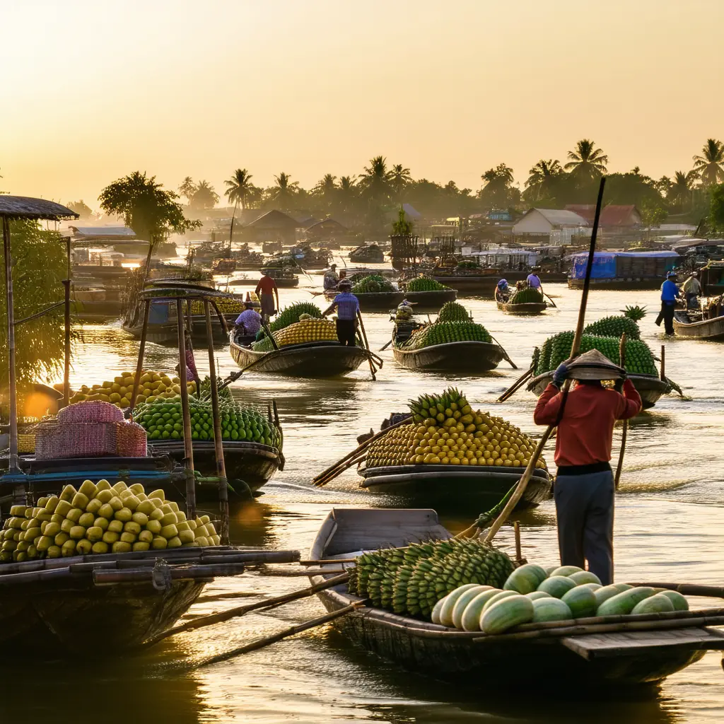 Mekong Delta &mdash; Cai Rang floating market